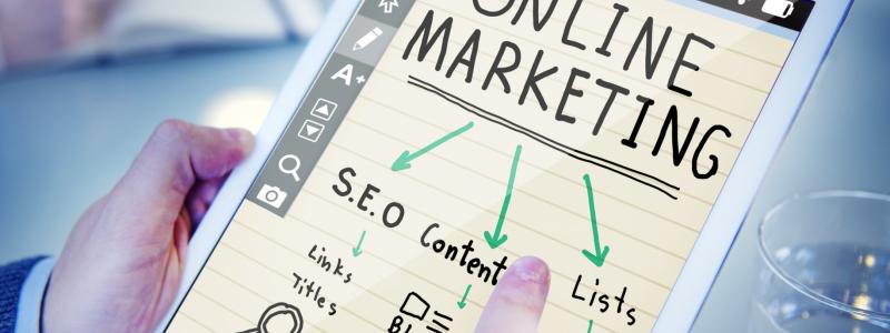 Online marketing image